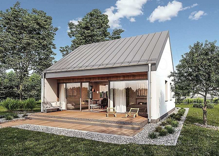 Проект дома из газобетона BP-031