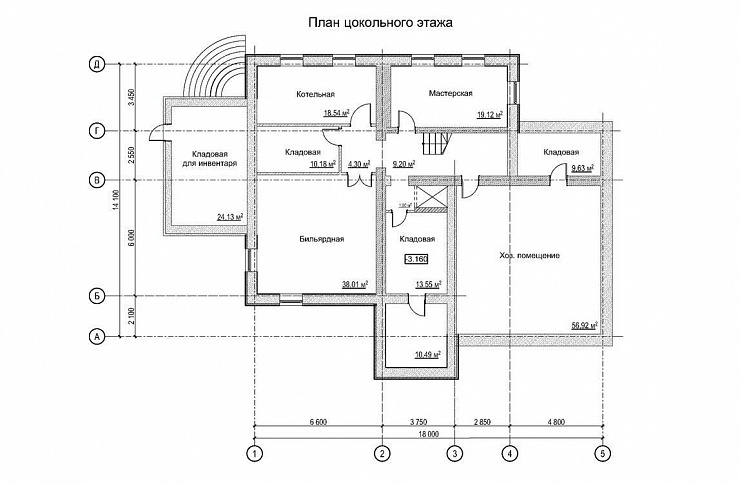 Проект кирпичного дома DH-5501